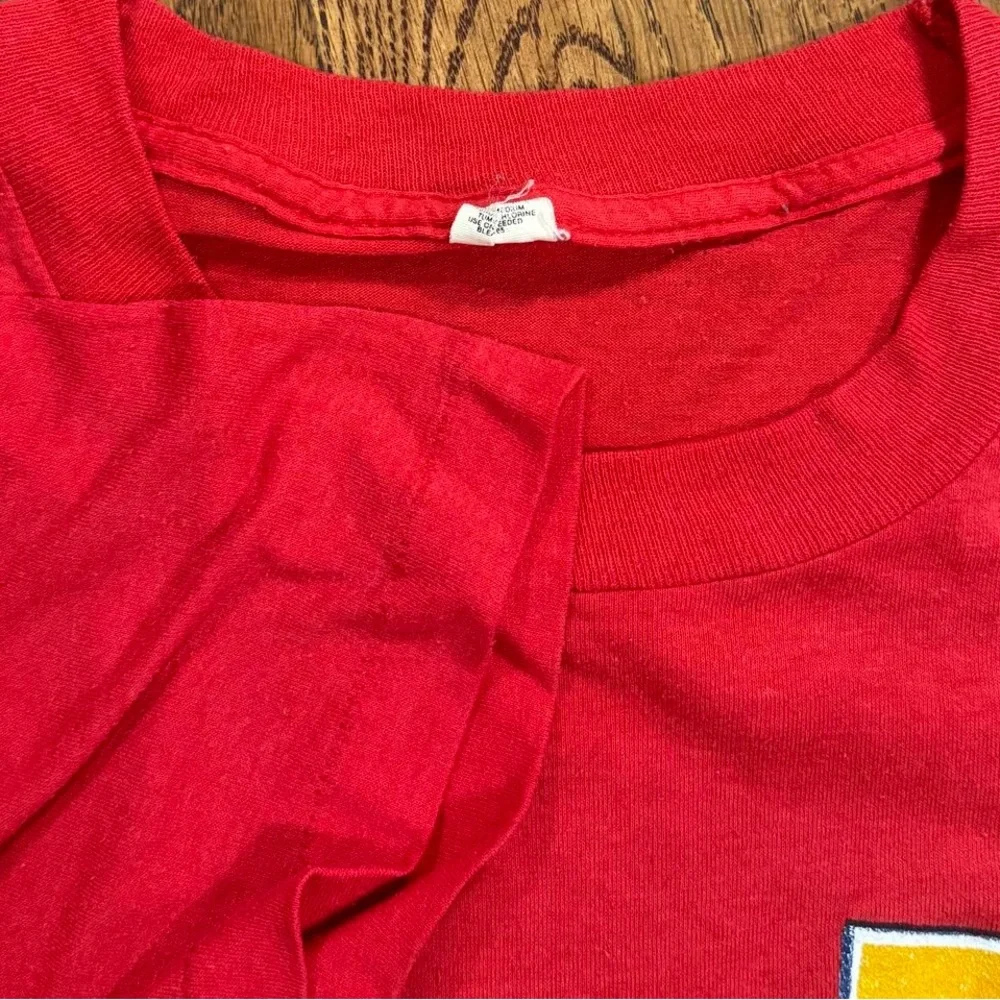 Vintage Michigan University Football T Shirt (Size L) - Picture 2 of 2